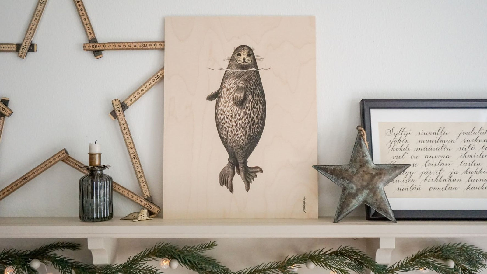 Saimaannorppa puutaulu, Erik Bruun