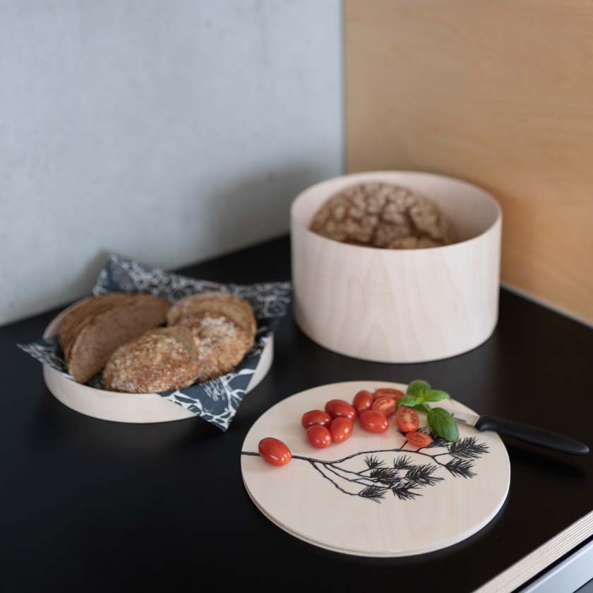 Leipälaatikko Havu suomalaista koivuvaneria Miiko