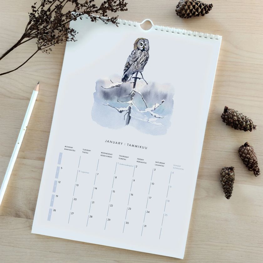 Northern Naturescapes 2026 Wandkalender, Naturbilder aus Finnland, The Finland Shop