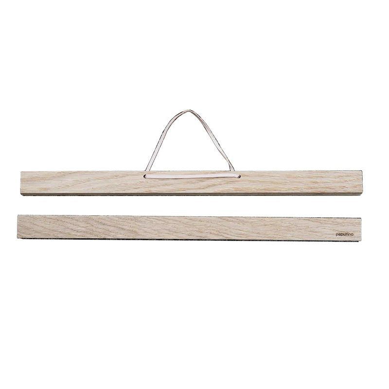 Posterleisten aus Eiche für 30 cm breite Poster, Holzleisten zum aufhängen von Postern, hergestellt in Finnland, The Finland Shop