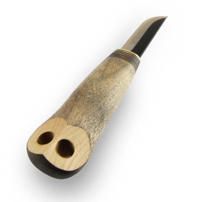 Käsintehty puukko Pöllö Lapista Kivalo design