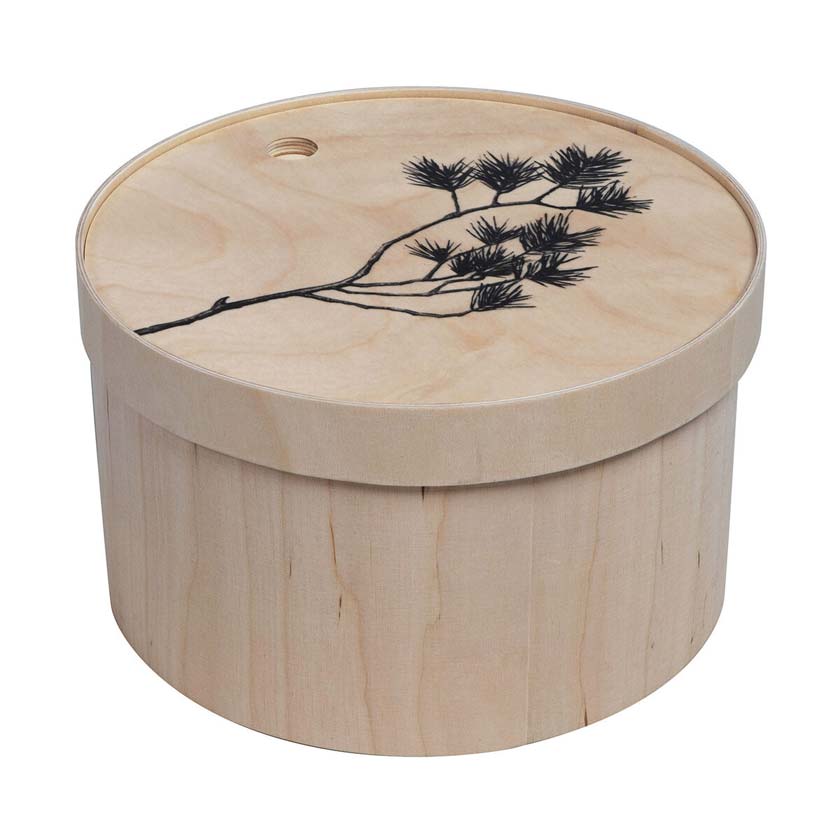 Tarjoilurasia vakka Havu Miiko design puinen leipälaatikko
