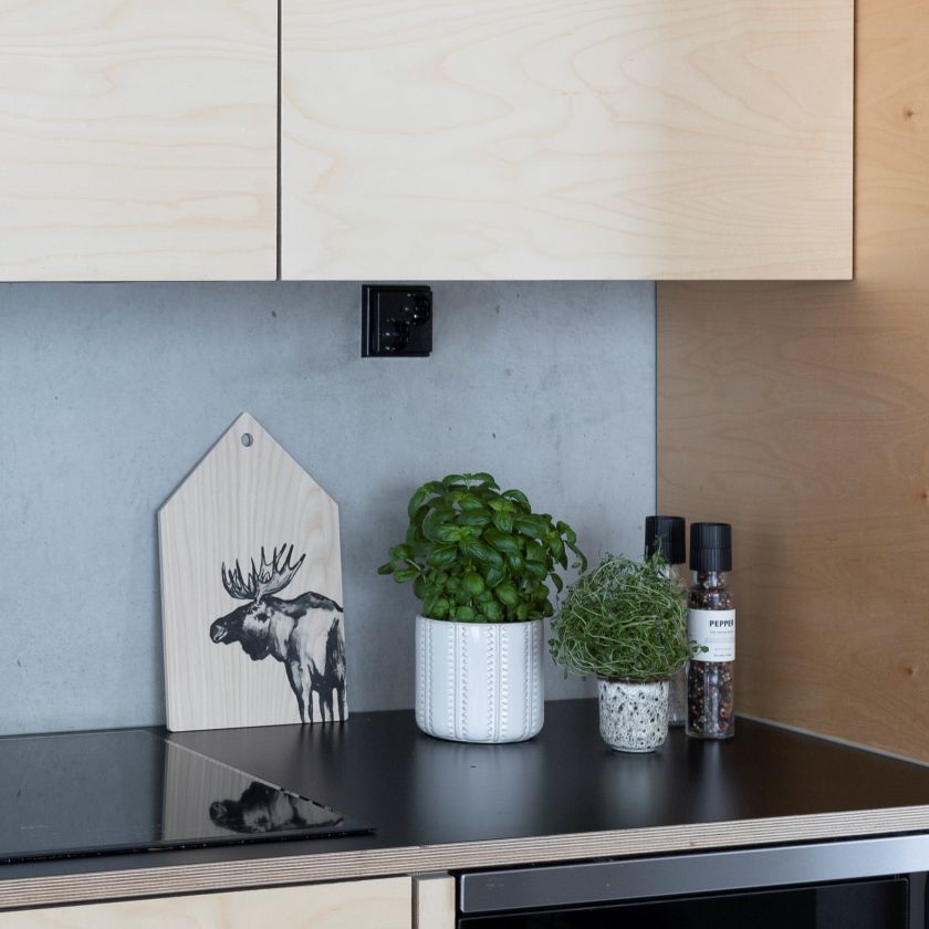 Elch Holzschneidebrett, finnische Brike, hergestellt in Finnland, Miiko Design - The Finland Shop