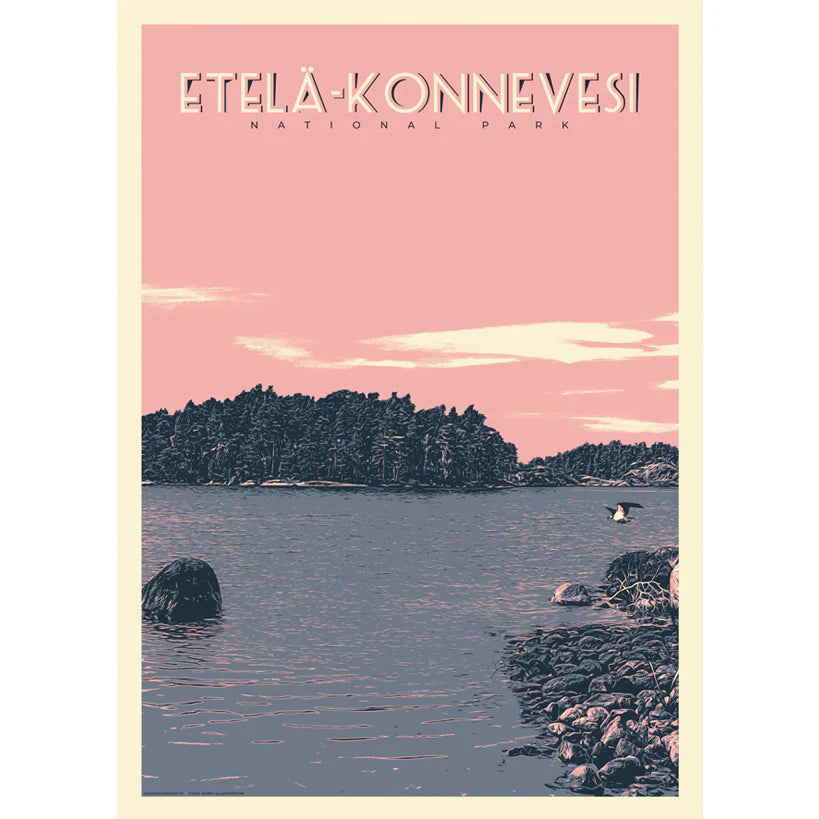 Finnish national parks, poster