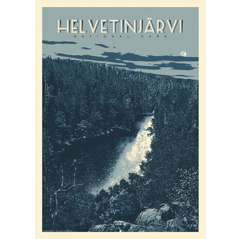 Finnish national parks, poster