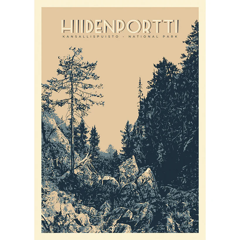Finnish national parks, poster