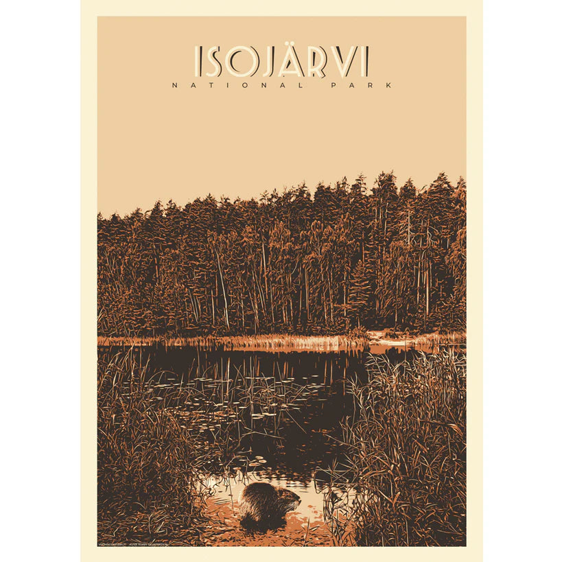 Finnish national parks, poster