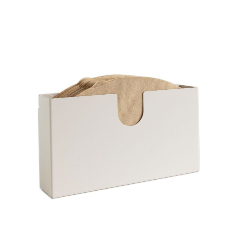 Kaffeefilterhalter hell weiß, auf dem Tisch, an die Wand, Kaffeefilter, stabil, Kaffee, Miiko Design