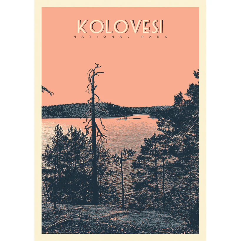Finnish national parks, poster