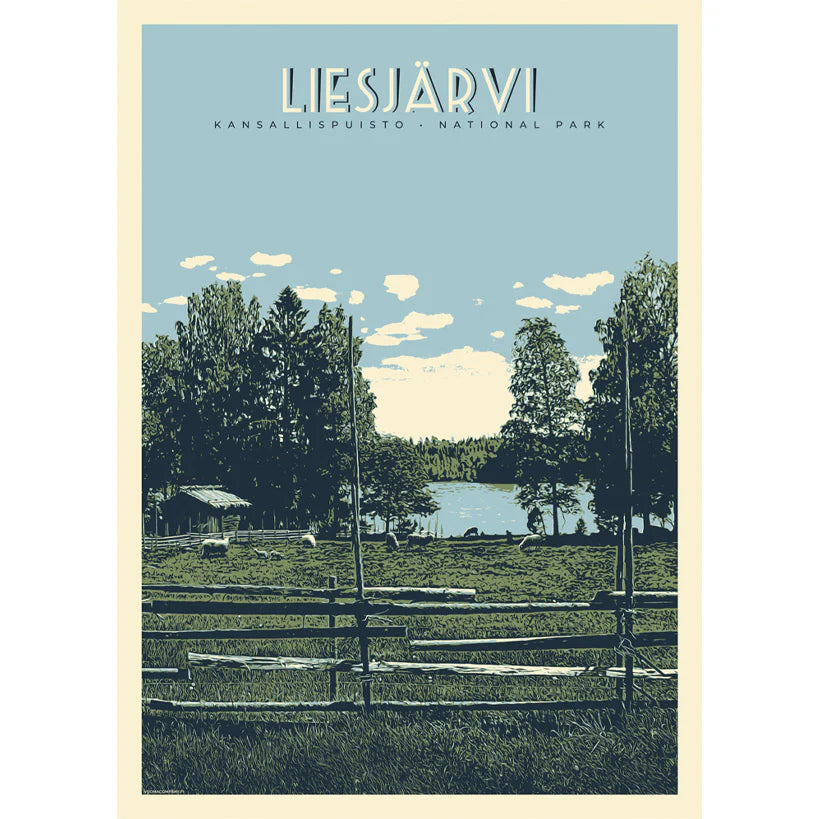 Finnish national parks, poster