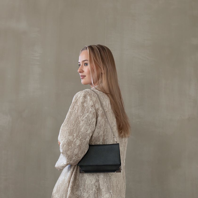 Välke elkleather bag, black