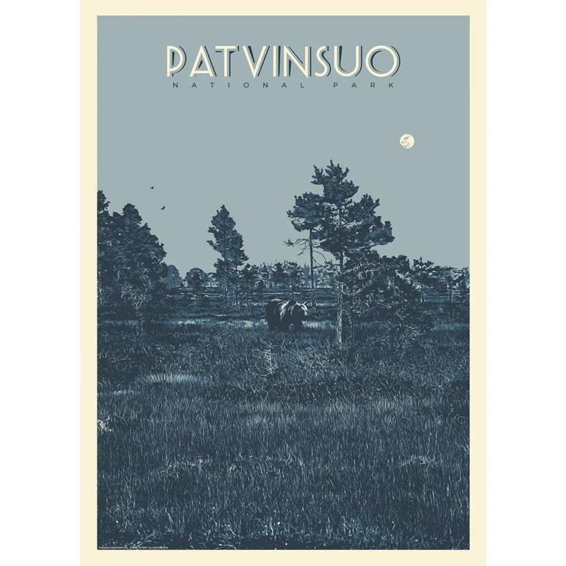 Finnish national parks, poster