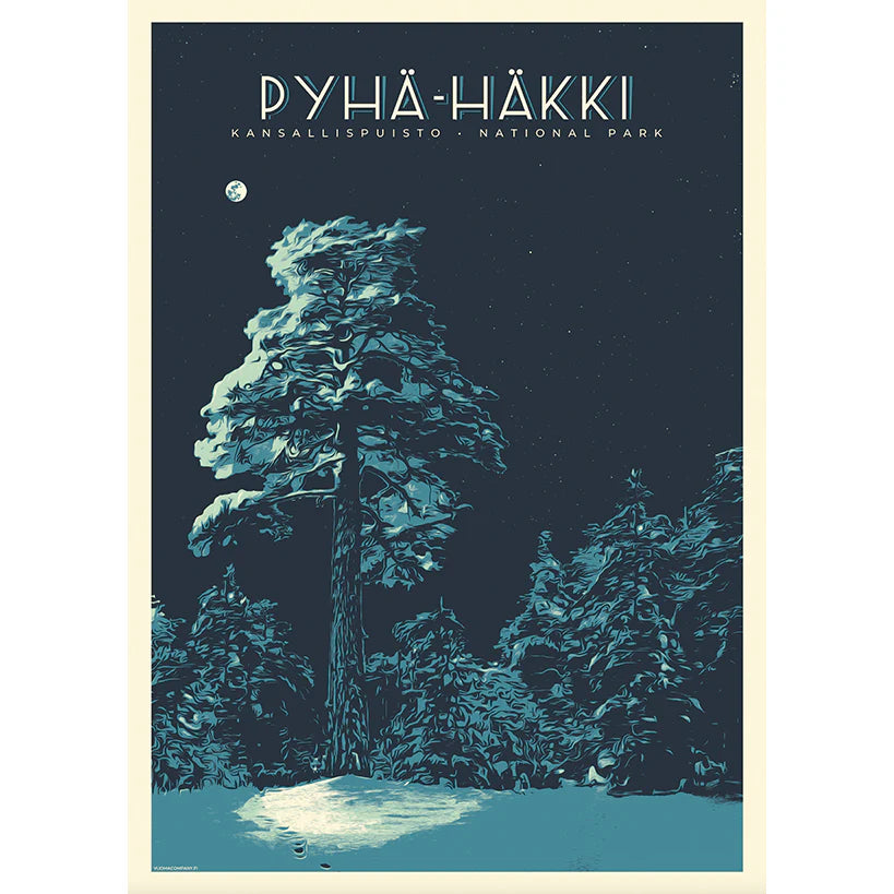 Finnish national parks, poster