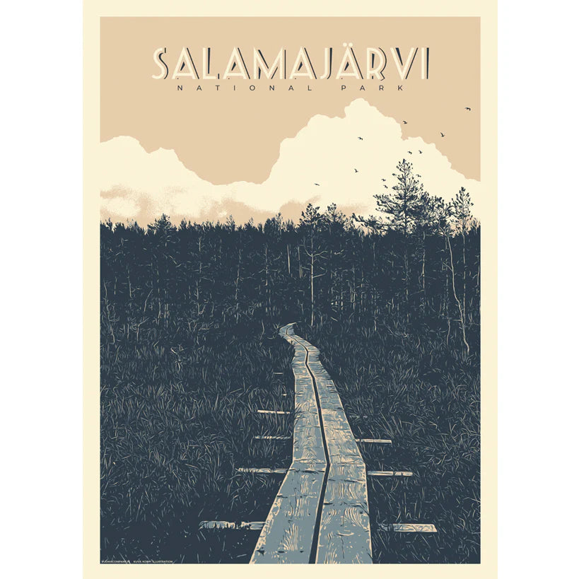 Finnish national parks, poster