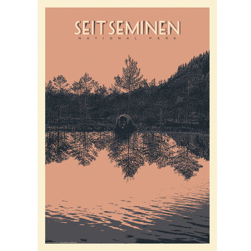 Finnish national parks, poster