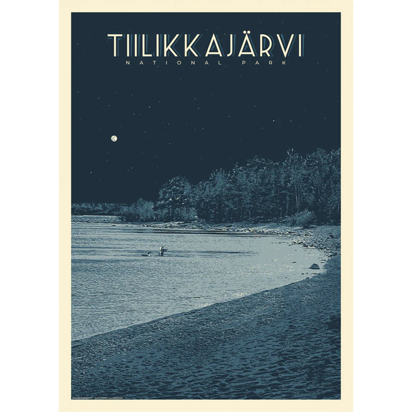 Finnish national parks, poster