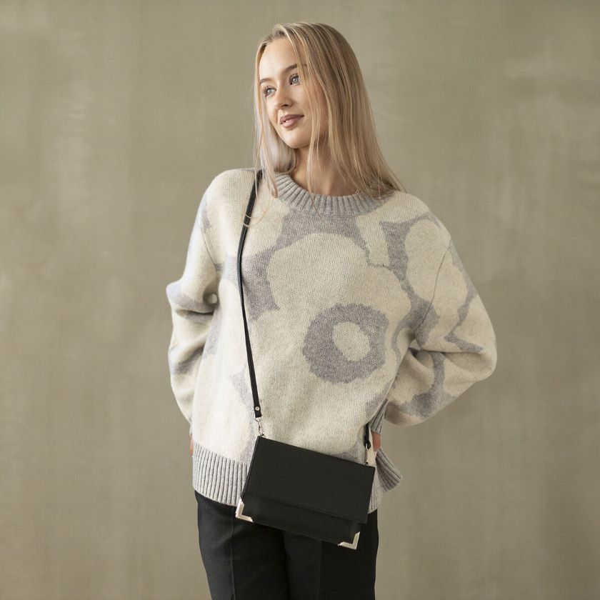 Välke elkleather bag, black