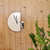 Woodpecker wall clock - white