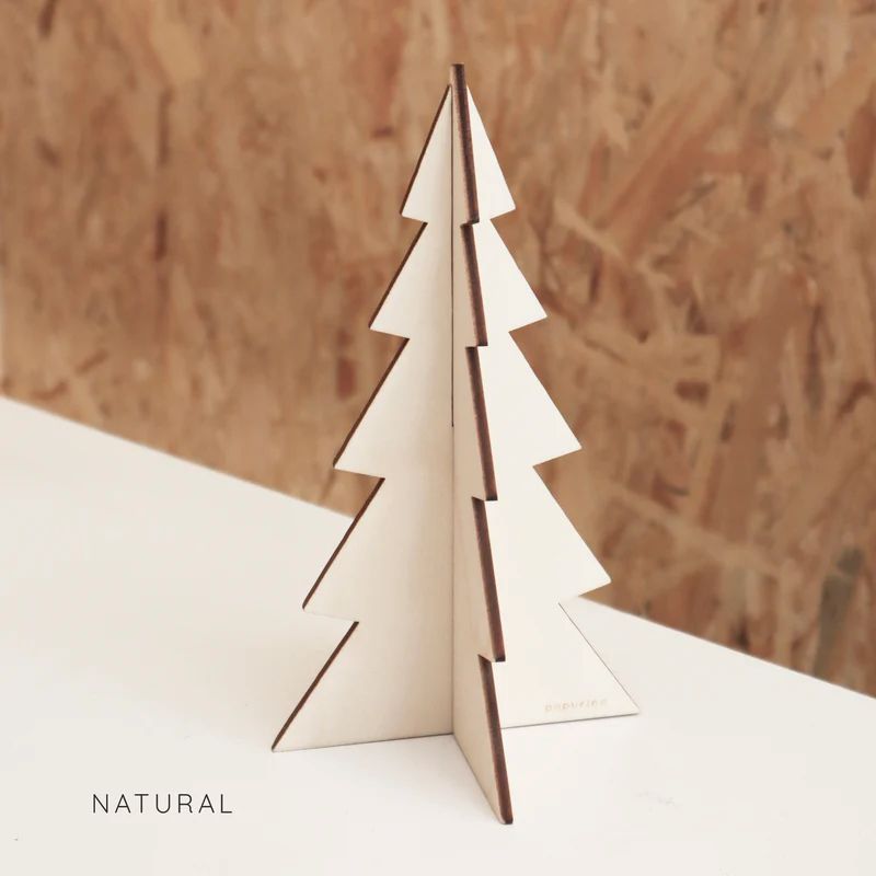 Tisch Weihnachtsbaum Holz, Nachhaltige Dekoideen Weihnachten nordisch, The Finland Shop