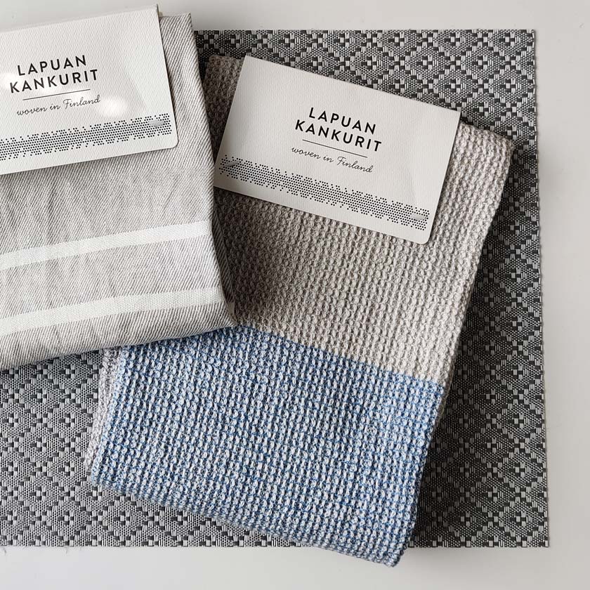 Terva hand towel, linen & tencel