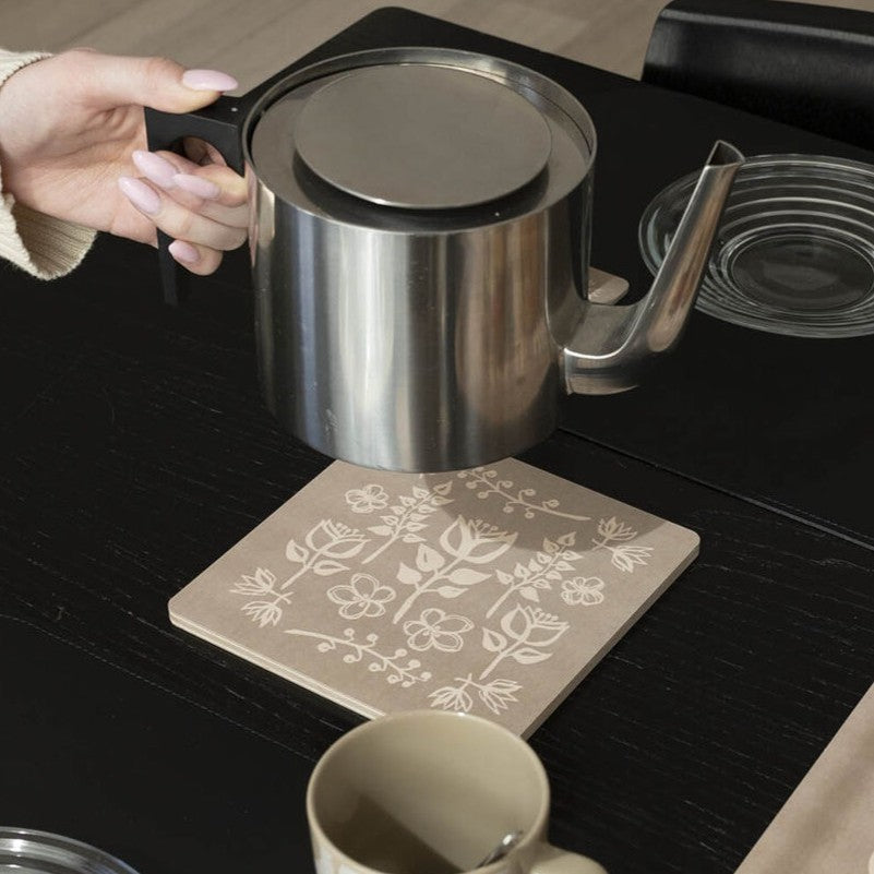 Zaubergarten Topfuntersetzer aus finnische Birke, strapazierfähig, hergestellt in Finnland, Miiko Design, Tischbedeck