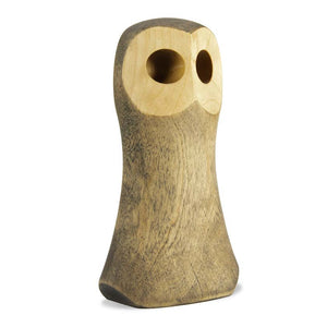 Lapinpöllö figuuri puinen koriste Kivalo design