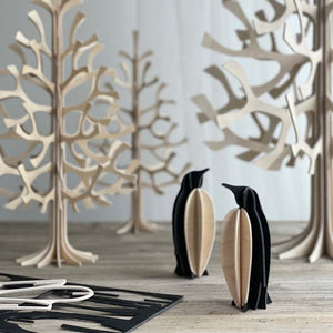 Lovi pingviini puinen koriste avainlippu-tuote