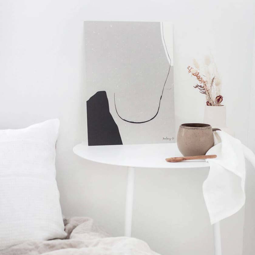 GRY sellutaulu Xeraliving sisustus taulu The Finland Shop abstrakti suomalainen design