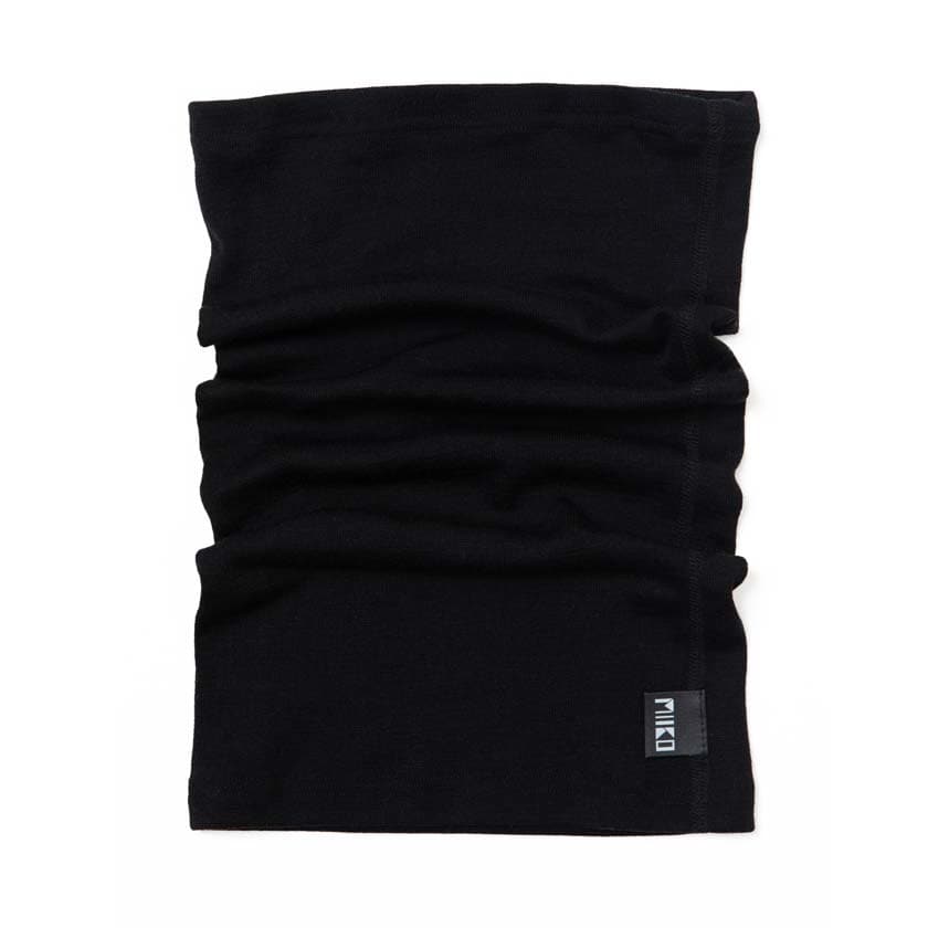 Musta merivilla silkki tuubihuivi kotimainen miiko design